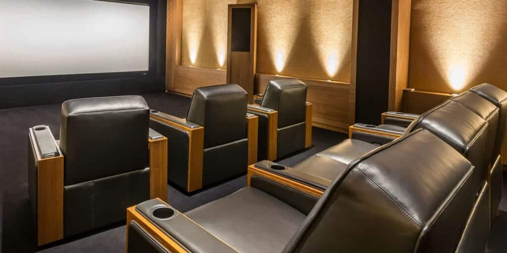 home theater seating arrangement